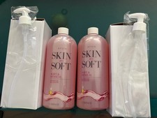 TWO-AVON SSS Soft & Sensual Shower Gel w/pumps. Bonus Size 33.8 oz., Free Ship 1.04 per gallon