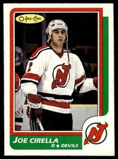 1986-87 O-Pee-Chee Joe Cirella New Jersey Devils #163