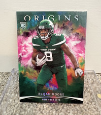 Panini Origins 2021 Elijah Moore #121 Rookie Pink /3 New York Jets NFL