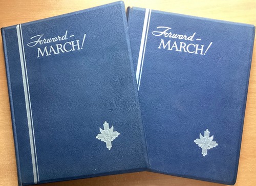 FORWARD-MARCH! Set of 2 x WWI US Military History Books, 1937