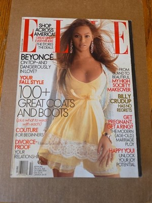 BEYONCE - ELLE Magazine  Oct 2004 - Inside Is Perfect - Beyoncé On Top Fashion