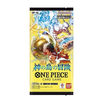 ONE PIECE CARD GAME 神の島の冒険 OP-15 ONE PIECE TCG CARD ADVENTURE ON GOD'S ISLAND OP15 SET 5 PACKS
