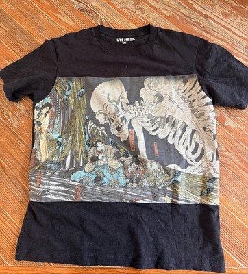 UNIQLO UKIYO-E UTAGAWA KUNIYOSHI MUSEUM OF FINE ARTS BOSTON MEN'S TSHIRT LARGE