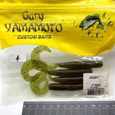 818325 Gary Yamamoto 6 Inch Jumbo Gloves 4 208 Watermelon Black Small Red Flk Co