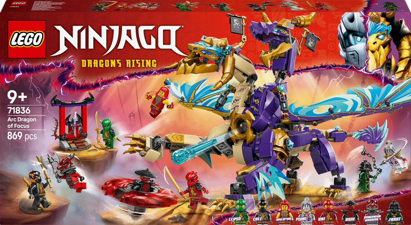 LEGO Ninjago 71836 Dragone a Due Teste | Battaglia Dragons Rising