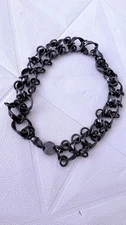 Thomas Wylde Necklace, Thomas Wylde Gray Chain Necklace Men Fashion Accessory.
