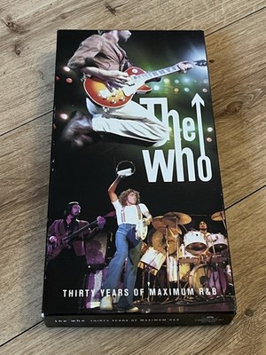 The Who Thirty Years of Maximum R&B 4-CD Box Set, with 72 Page Book.