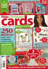 Christmas Card Magazine Special Issue 2017 Stamps and Embossing Folder Incomplet