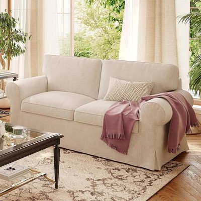 TLYESD Ektorp Loveseat Cover Replacement for IKEA Ektorp SofaCover,Ektorp 2 Seat