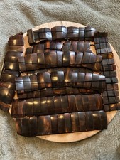 Vintage Bone bracelets Lot of 13 As Is Restring DIY Jewelry Making 1 Lb. 189 pcs