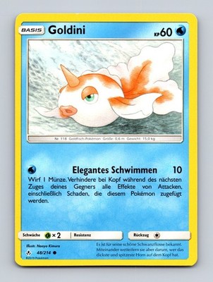 TCG Pokemon Karte Goldini UNB 48/214 DE Naoyo Kimura Unbroken Bonds