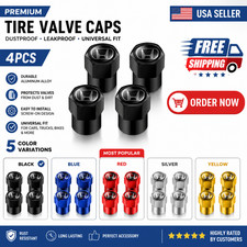 Hexagon Shape Red H Car Wheel Tire Air Valve Caps Stem Dust Cover Fit Most Honda