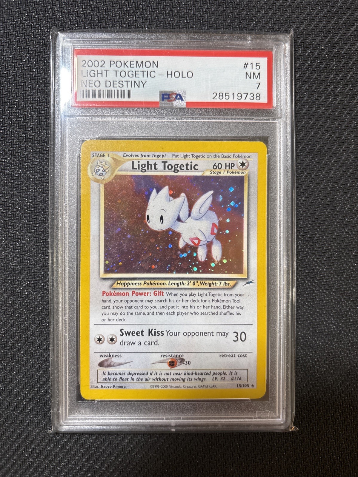 Pokemon Neo Destiny Light Togetic 15/105 PSA 7