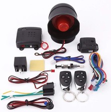 Car Alarm System Universal Security Keyless Entry with 2