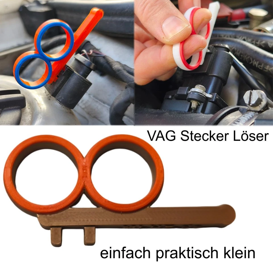 Stecker Entriegelung Ausbauwerkzeug Steckerabzieher für VAG VW Audi Skoda - Bild 2 von 4