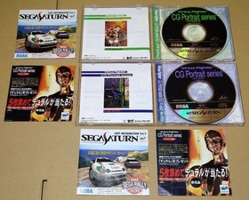 Good product Virtua Fighter CG Boat Race Series Sega Saturn 4 piece set #e11ed7