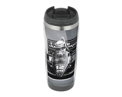 Ayrton Senna Lotus 1985 Travel Mug Thermoisoliert Edelstahl Kaffeetasse