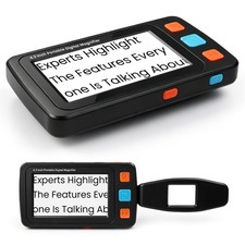 4.3" Digital Video Magnifier, 4X-32X Zoom Aid for Low Vision  Elderly