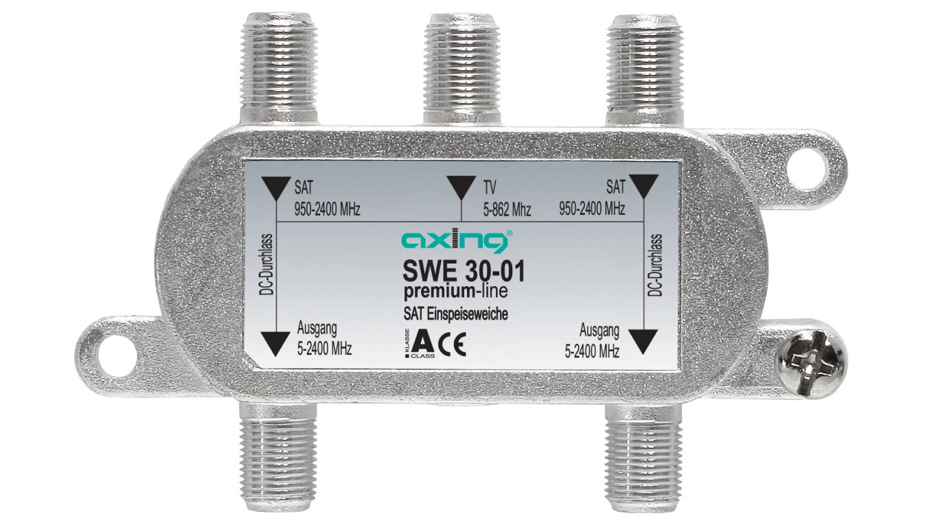 7611682290301 Zwrotnica antenowa Sumator RTV + 2x СПУТНИКОВОЕ телевидение (TWIN) SWE 30-01 ПОДКЛЮЧЕНИЕ