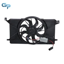 Radiator Cooling Fan with module w/ Shroud For Ford Focus 2012 2013-2018 621-606