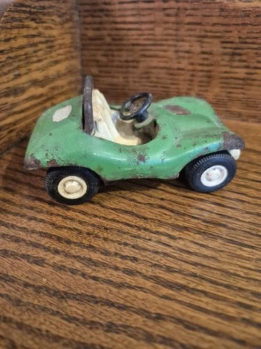 Vintage Tonka Lime Green Dune Buggy 55340 Toy Car Pressed Steel Made in USA