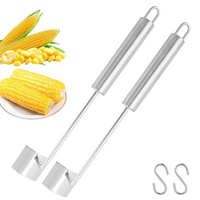 2Pcs Corn Peeler with 2 S Hooks, Corn Stripper Corn Peeler for Corn on the Cob R