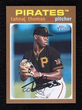2020 Topps Heritage Minor League Edition Gold 3/15 Tahnaj Thomas #35 0x1j