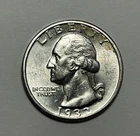 1932 S WASHINGTON QUARTER AU-BU