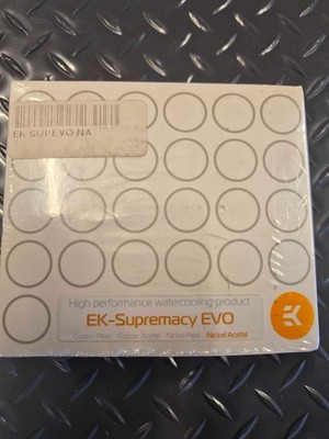 EK-Supremacy EVO CPU Water Block - Nickel + Acetal - FACTORY SEALED - Intel/AMD