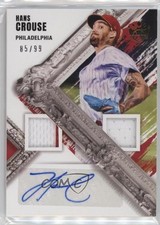 2022 Panini Diamond Kings DK Material Signatures Gold 85/99 Hans Crouse Auto 1u6