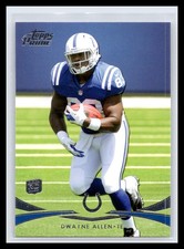 2012 Topps Prime (Retail) #96 Dwayne Allen Rookie Card RC Indianapolis Colts. rookie card picture