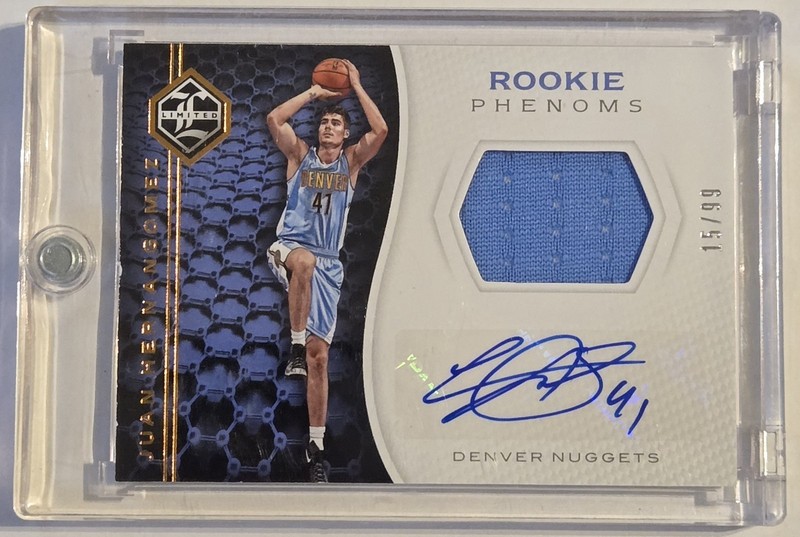 2016-17 Panini Limited Rookie Auto Jersey Juan Hernangomez RPA /99 SEE PICS