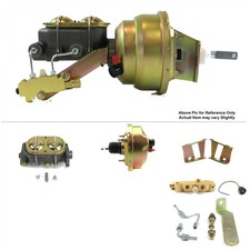 1958-1964 Chevy Bel Air 8 Single Power Brake Booster Kit Oem Mount Discdrum 1958-1964 Chevy Bel Air 8 Single Power Brake Booster Kit Oem Mount Discdrum