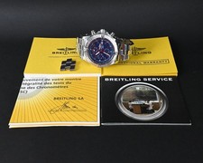 BREITLING A13370 SUPER AVENGER BLUE DIAL WATCH 48 MM (PAPER & MINT & ORIGINAL) 2