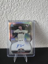 Topps Bowman Chrome Autograph Joe Whitman CDA-JWH 2023 Draft Giants