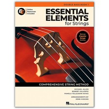 Essential Elements for Strings-Double Bass Book 1 w/Online Resources revised