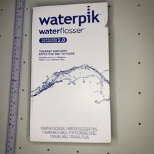 Waterpik Water Flosser WP-580 Cordless Advanced 2.0 Portable Hydropulseur White