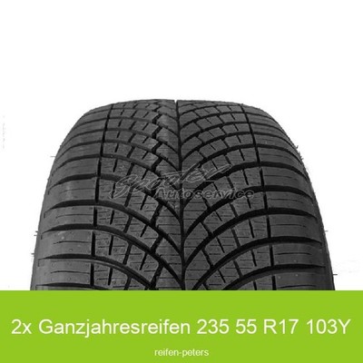 2x Allwetterreifen 235/55 R17 103Y Goodyear Vector 4-Seasons G-3 3PMSF XL | 4456