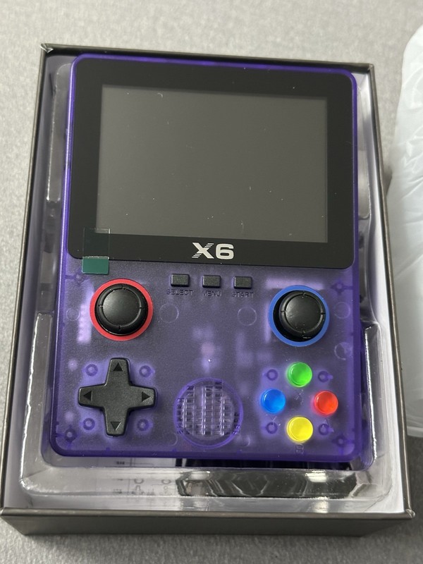 X6 Retro Handheld Video Game Console 3.5" IPS Screen, 10000+ Games, 32GB, UK.