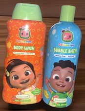 2 Cocomelon Body Wash 12oz Toddler Bath Time Set Kids Gentle Hygiene