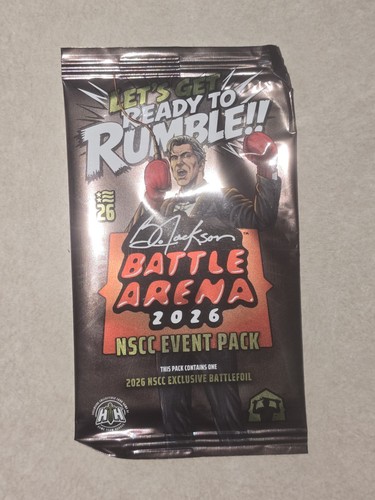 Bo Jackson Battle Arena 2026 NSCC Event Pack N26 Factory Sealed New