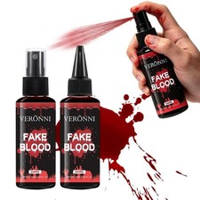 Halloween Fake Blood Spray, Washable SFX Makeup, Vampire Zombie Horror Costume P