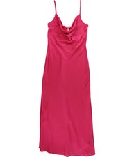 GUESS Womens Akilina Satin Sleeveless Sheath Dress, mediunred, XS