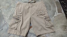 NWT Vintage Polo Ralph Lauren Men's Cargo Short Size 40 Khaki Inseam 12 HEAVY