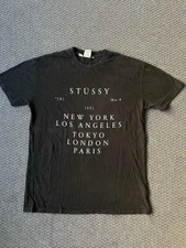 Black T-Shirt Size Medium USA Direct Authentic Gear Tee Y2K