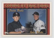 1994 Topps Coming Attractions Jason Bates John Burke #780 0c4