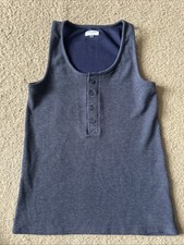 Women’s Tommy John Sleep Shirt Loungewear Size XS Blue Tank Top