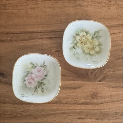 Vintage Butter Pats Signed by Mary England