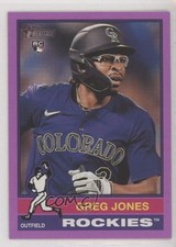 2025 Topps Heritage Light Purple Border Greg Jones #392 1i3j