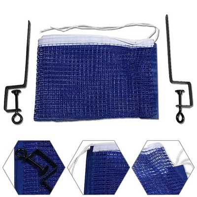 Tischtennis Netzhalterung mit Pfostenklemme Alu Gitterhalter Outdoor Sport